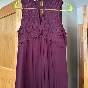 Maurices Rich Burgundy Knit Top